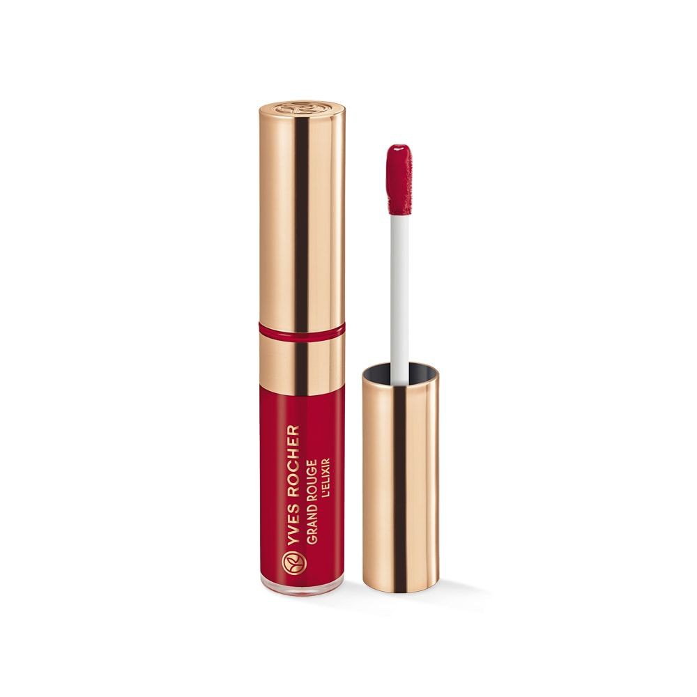 Son kem lì Yves Rocher Grand Rouge L'elixir Liquid Lipstick 110 Flamboyant Red 7ml