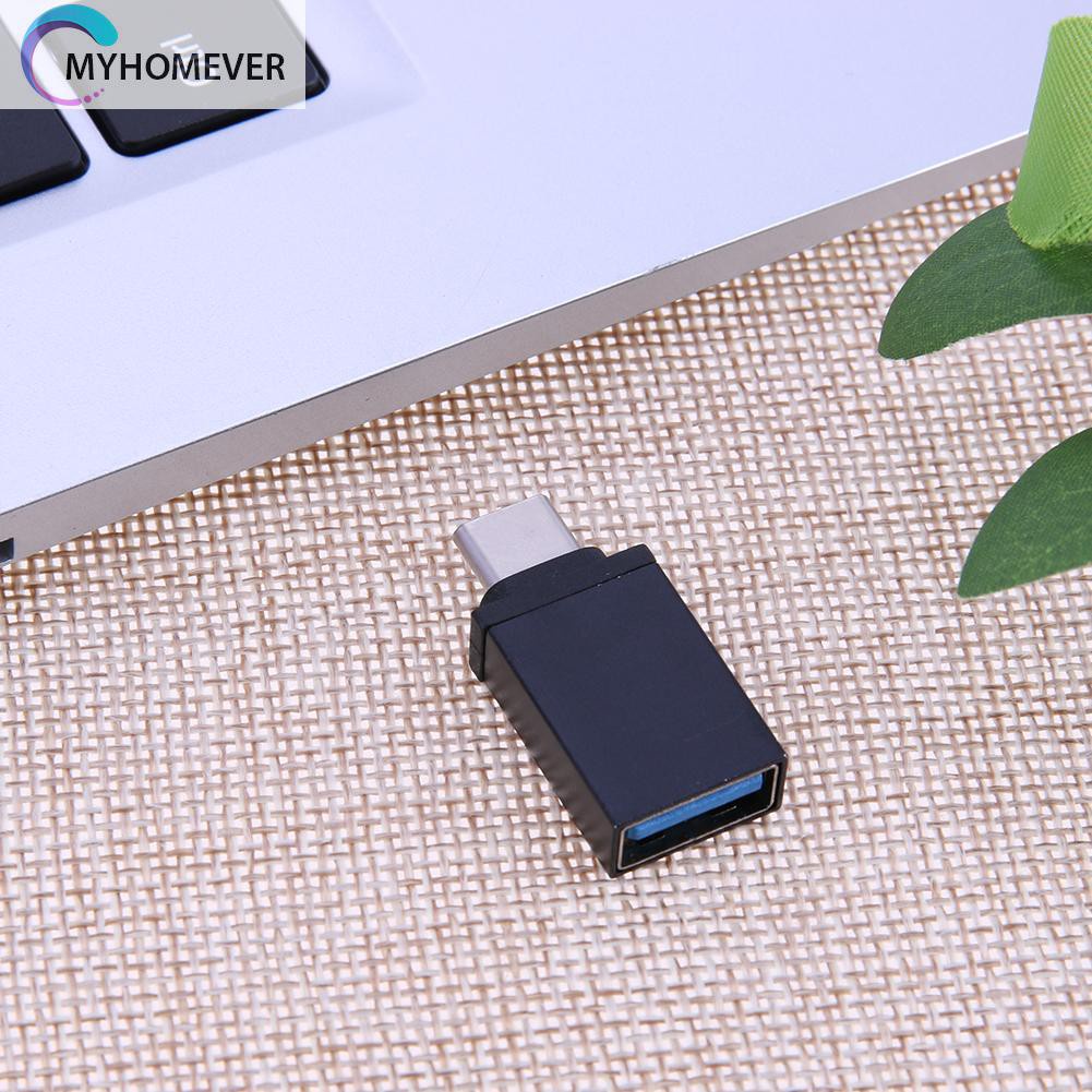 myhomever Aluminum Alloy USB3.1 Type-C to USB3.0 OTG Converter Adapter