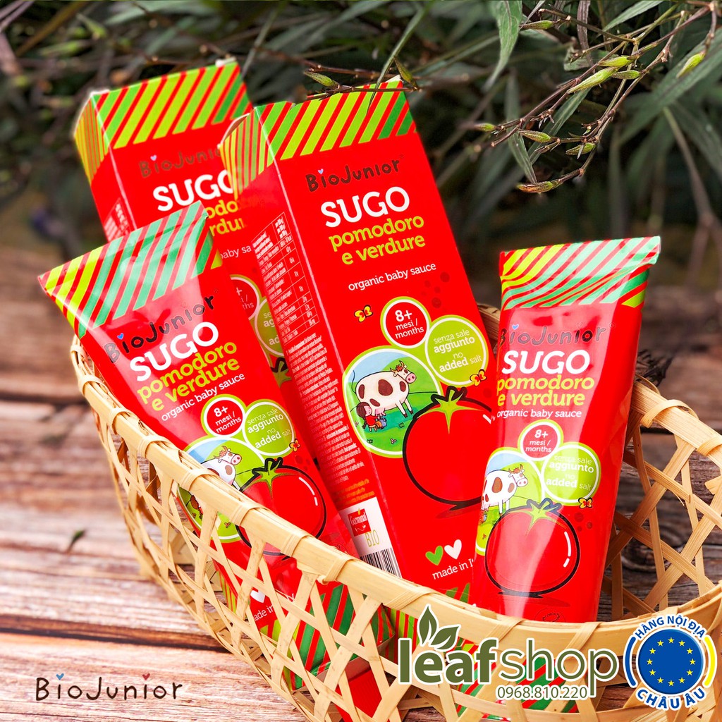 Sốt cà chua hữu cơ cho bé Bio Junior 150g ( Từ 8 tháng tuổi)