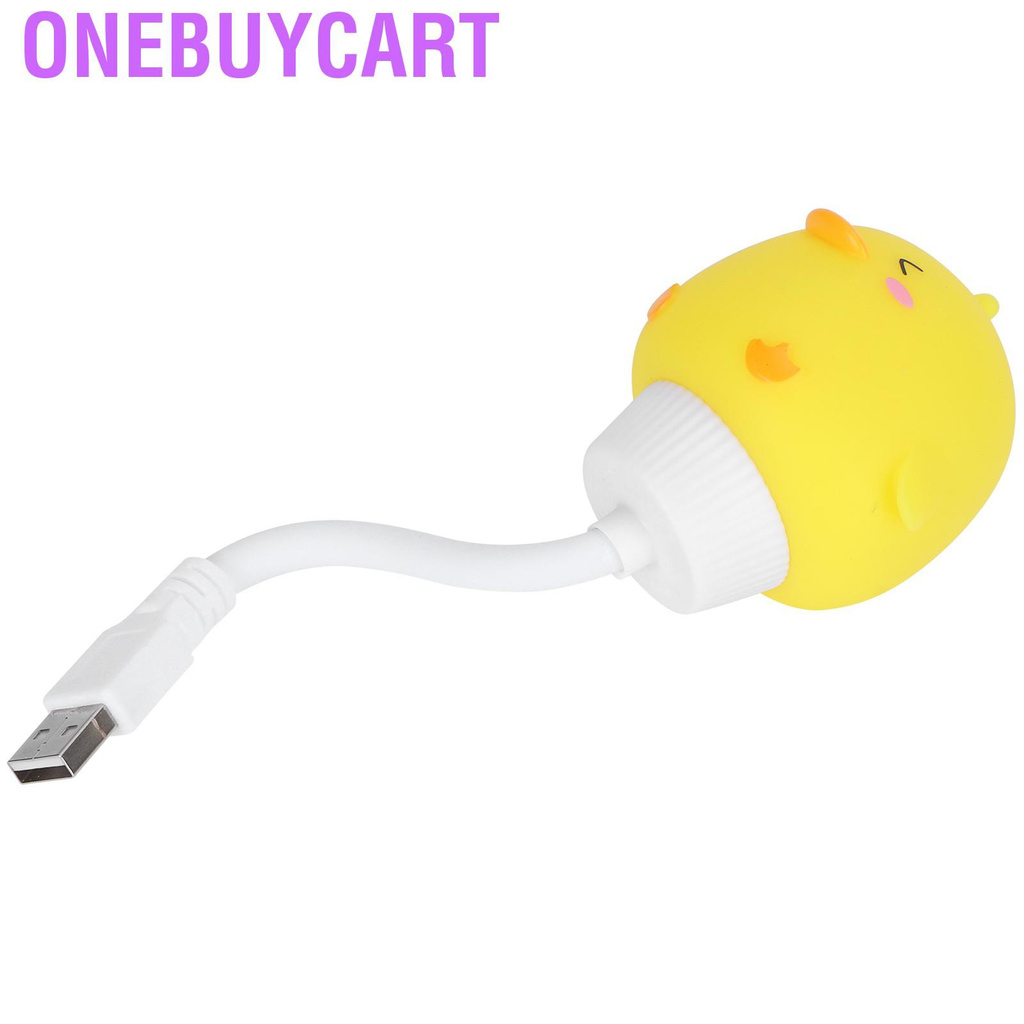 Onebuycart Duck‑Shaped Light 360 Degrees Flexible LED Night Lamp Bedroom Decor for Children Baby USB Powered