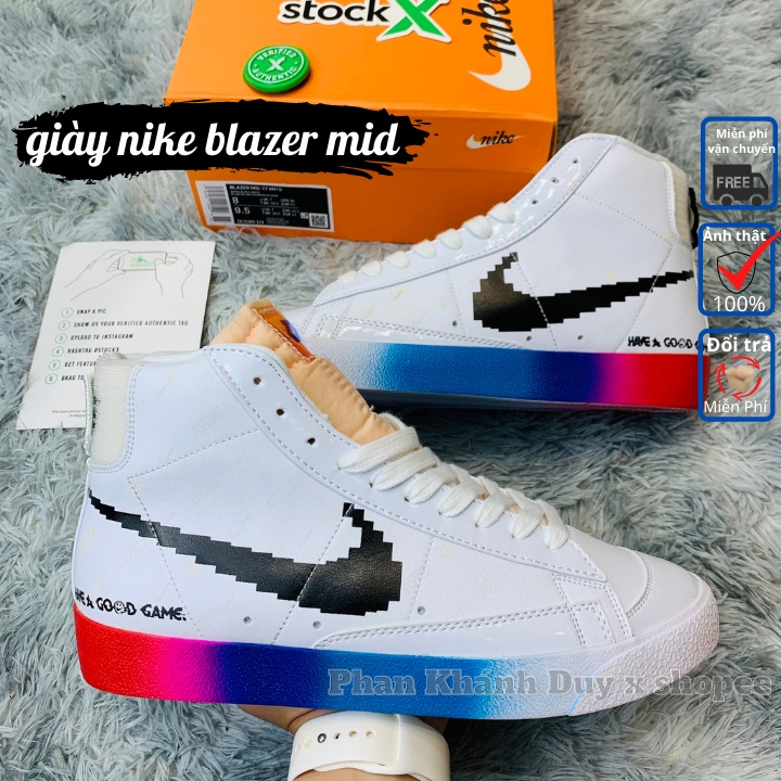 [pkdsneaker25] Giày Nike blazer mid have a good game cao cổ nam nữ