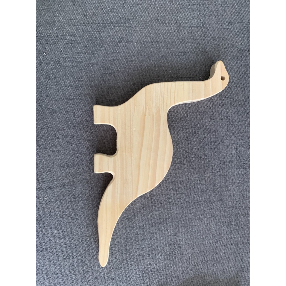 Set 5 khủng long gỗ dày 1.5cm