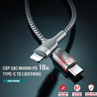 Dây cáp sạc usb remax 2 chiều lightning sang type c pd 18w truyền dữ liệu nhanh cho điện thoại iphone/ipad