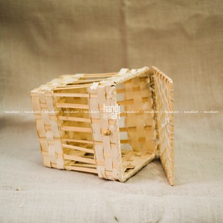 [Giỏ đựng quà] Giỏ tre đan - hộp quà tre đan ( 20x20x16cm)
