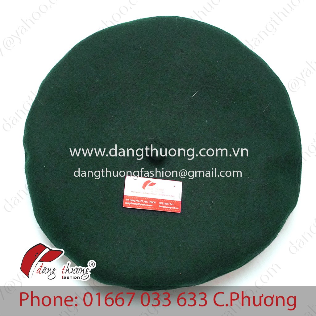 Mũ Nồi Beret Chất Liệu Nỉ Dạ Dày Dặn (Không Phải Loại Len Mỏng)