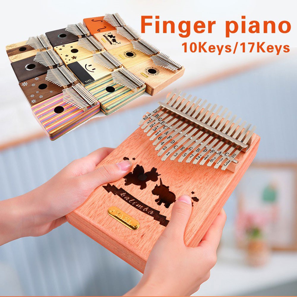 [Rẻ vô địch] Đàn Kalimba Yael 17 Phím Y17M-U Gỗ Mahogany (Cam kết 100% Chính hãng nhập khẩu bởi Tiến Mạnh Music)