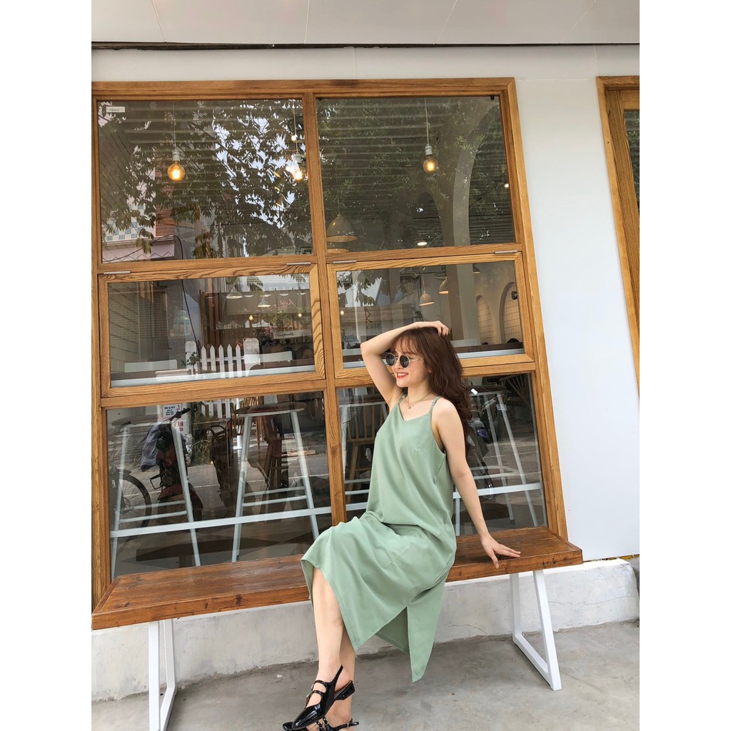Váy hai dây đũi Hàn siêu mát | BigBuy360 - bigbuy360.vn