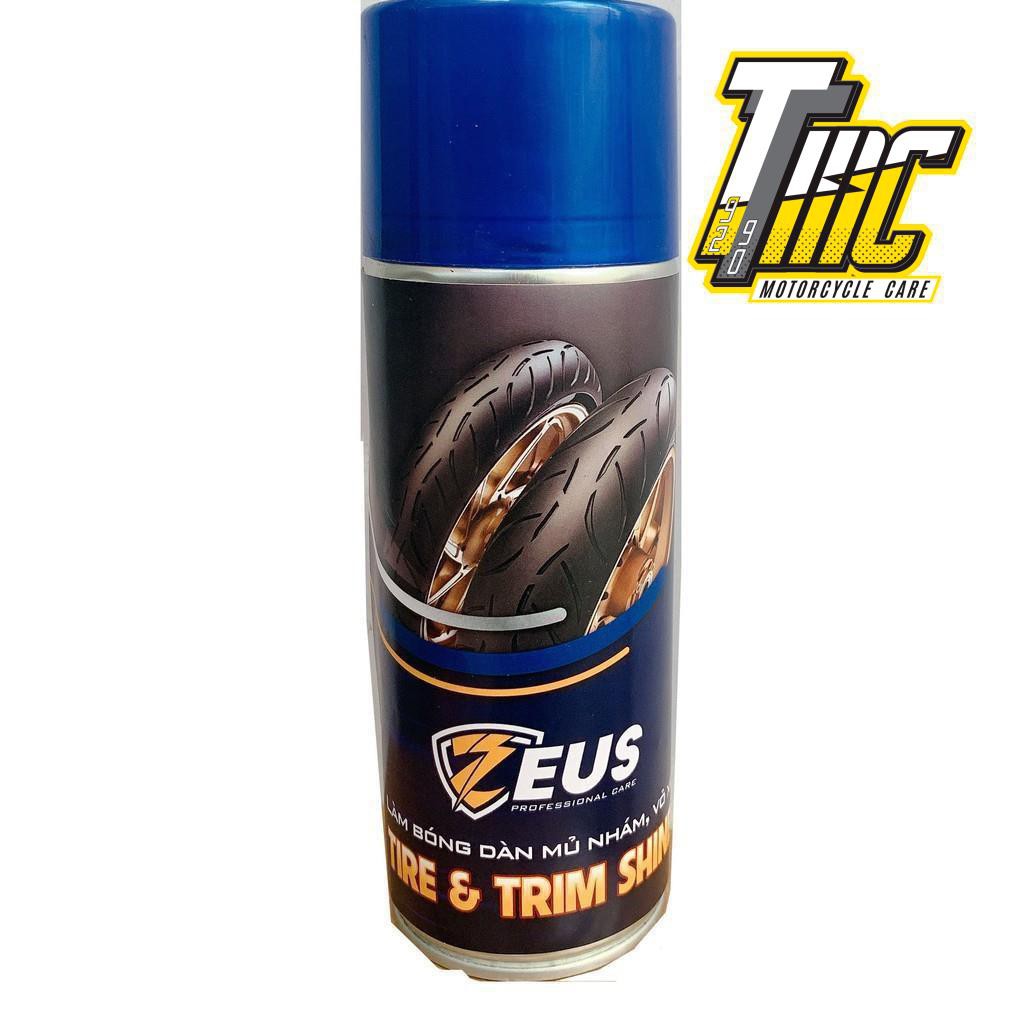 Phục hồi nhựa nhám, làm bóng vỏ ZEUS TIRE&TRIM SHINE 400ML