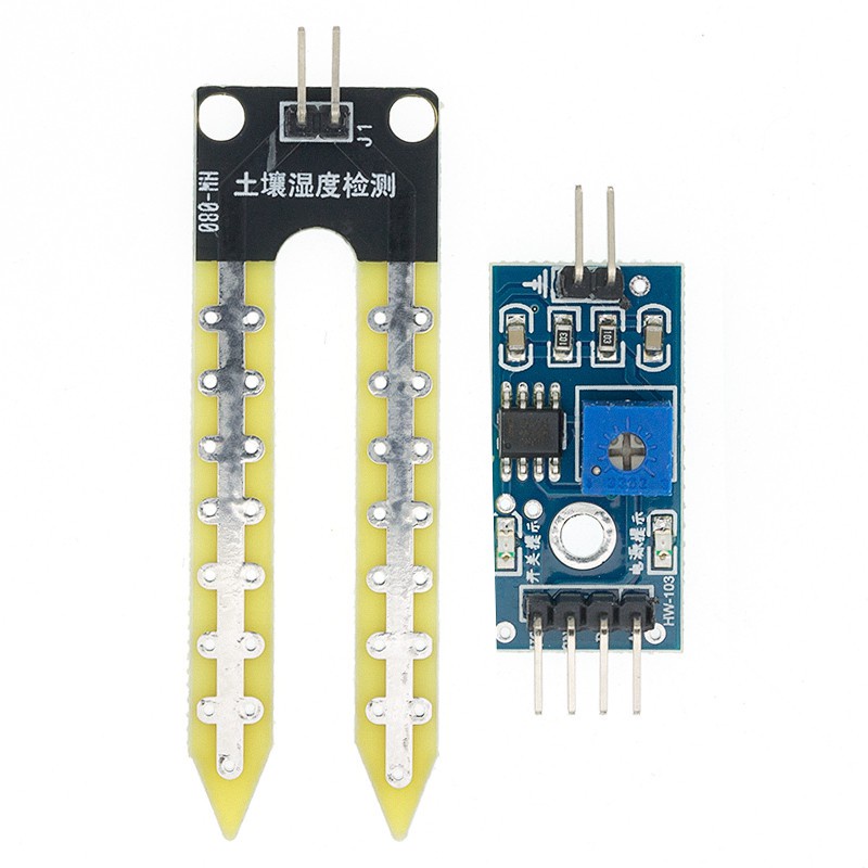 Mô Đun Cảm Biến Độ Ẩm Đất Lm393 DIY Thông Minh Cho Robot Xe Hơi