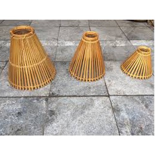 Chao đèn mây tre đan hịnh nơm trang trí đẹp