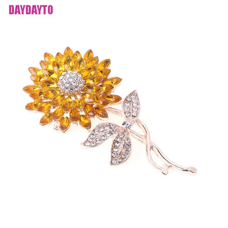 1 Ghim Cài Áo Hình Hoa Hướng Dương Dành Cho Nam Nữ