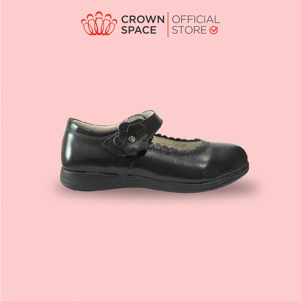 Giày Búp Bê Đi Học Bé Gái Crown UK School Shoes CRUK3041 Size 29-38/4-14 Tuổi