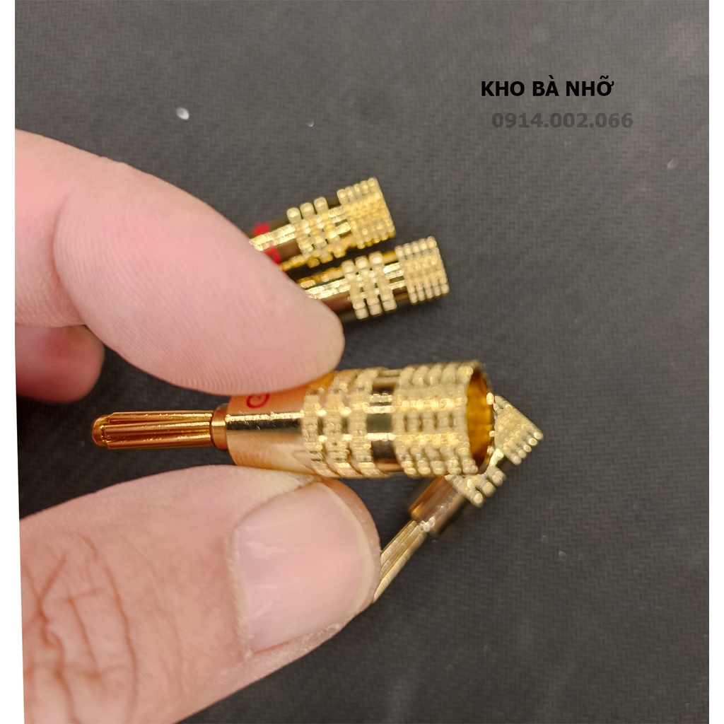 Giắc loa bắp chuối đồng xịn.