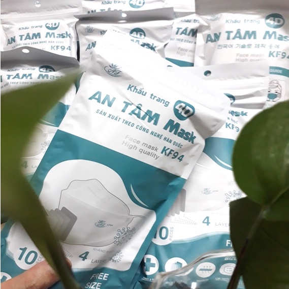 Khẩu trang KF94, khẩu trang 5D, khẩu trang kháng khuẩn An Tâm