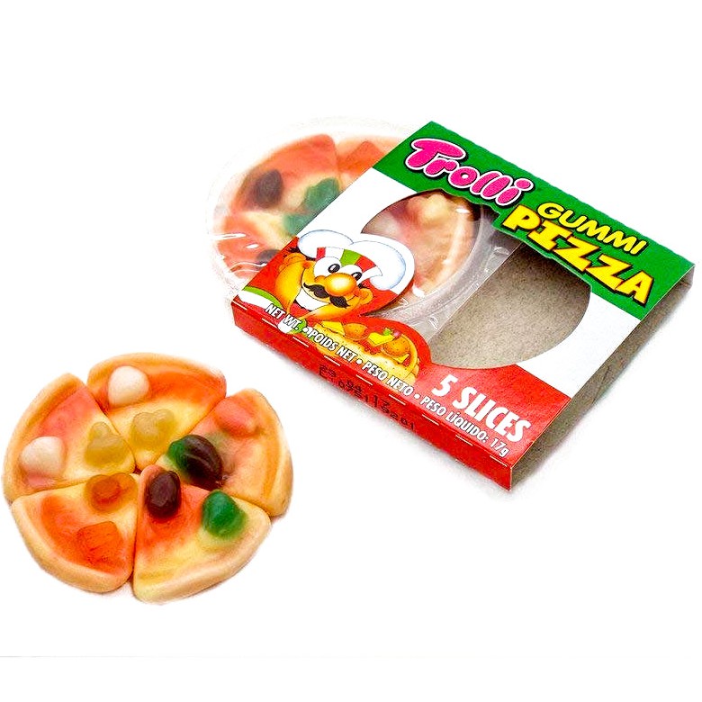 Kẹo dẻo Trolli hình bánh pizza 15.5g