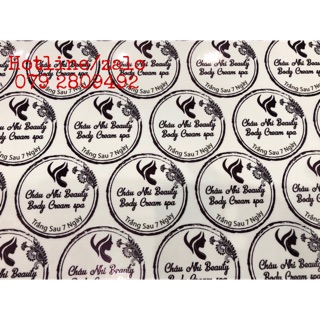 in tem nhãn theo yêu cầu