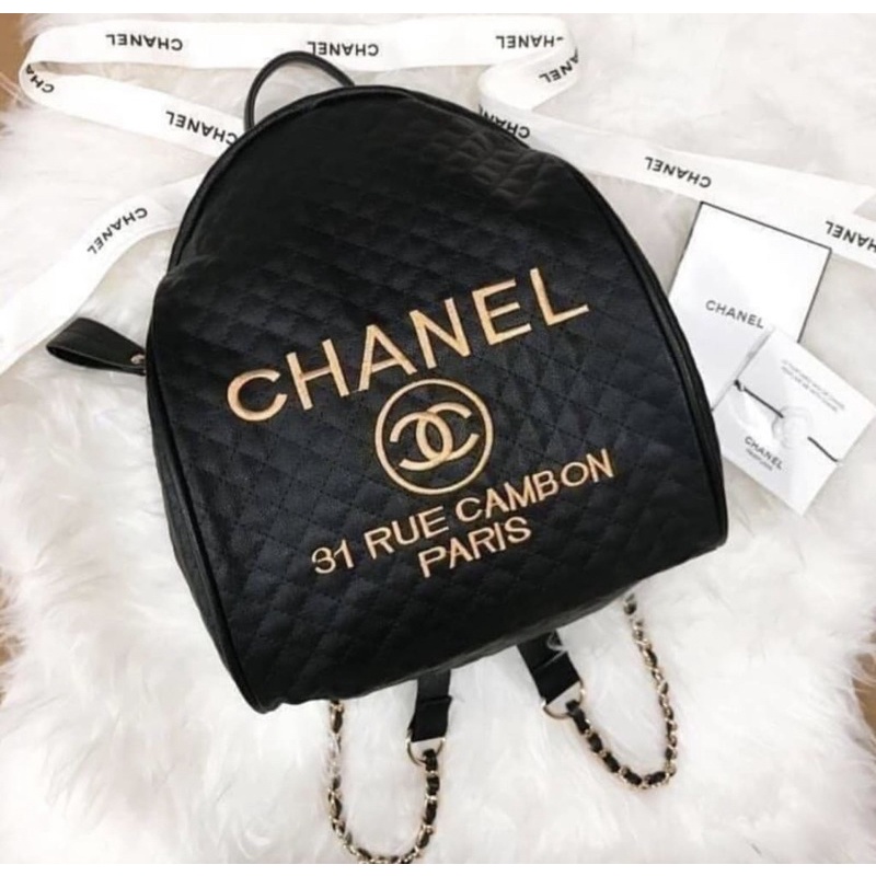 balo xinh Chanel vip gift size 35x25x11cm