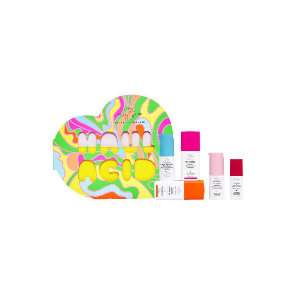 [BILL US - CÓ TÁCH SET] Bộ chăm sóc da Drunk Elephant Haul Acid Kit