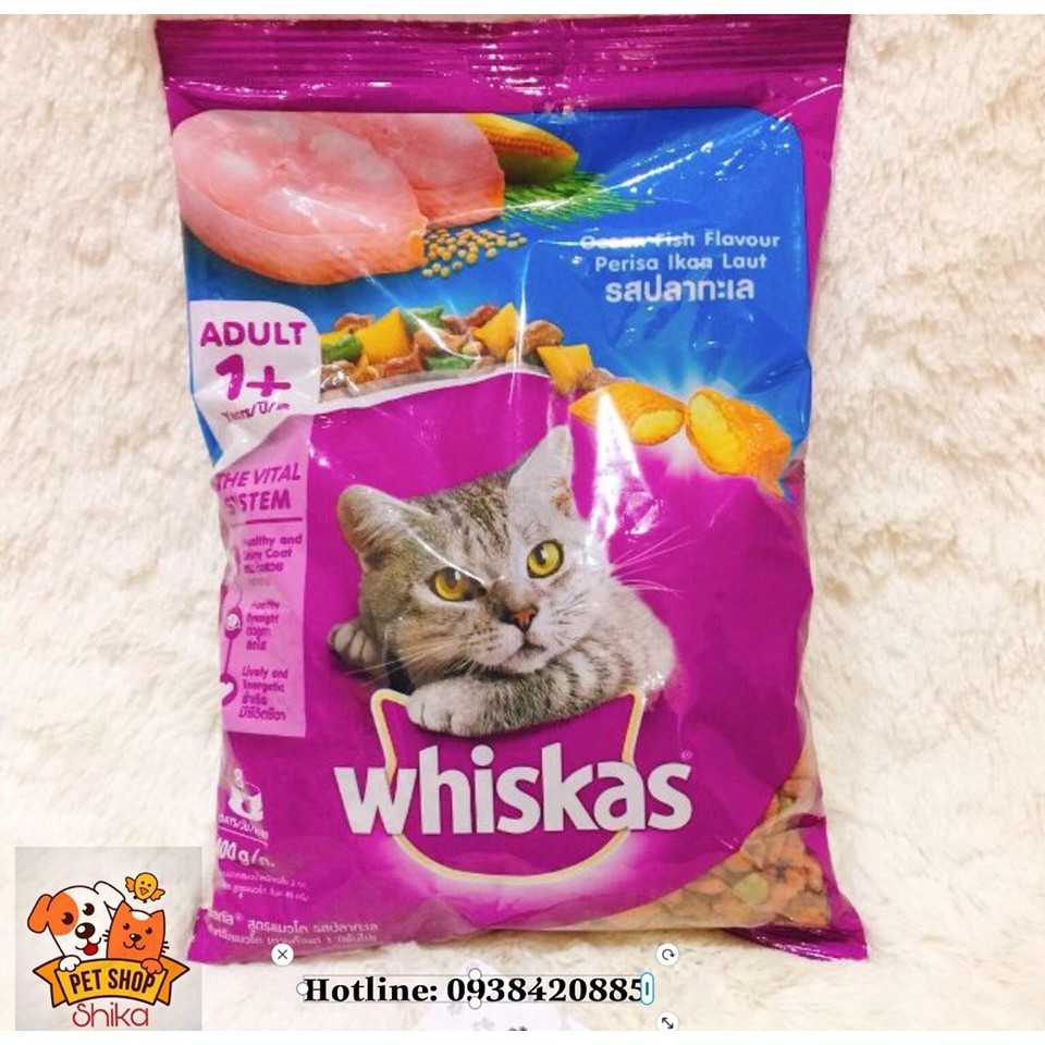 Thức ăn cho mèo whiskas 400g