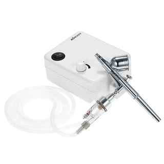 KKmoon Multi-purpose Dual Action Airbrush Mini Air Compressor Set Gravity Feed Air Brush Kit for Art Painting Tattoo Man