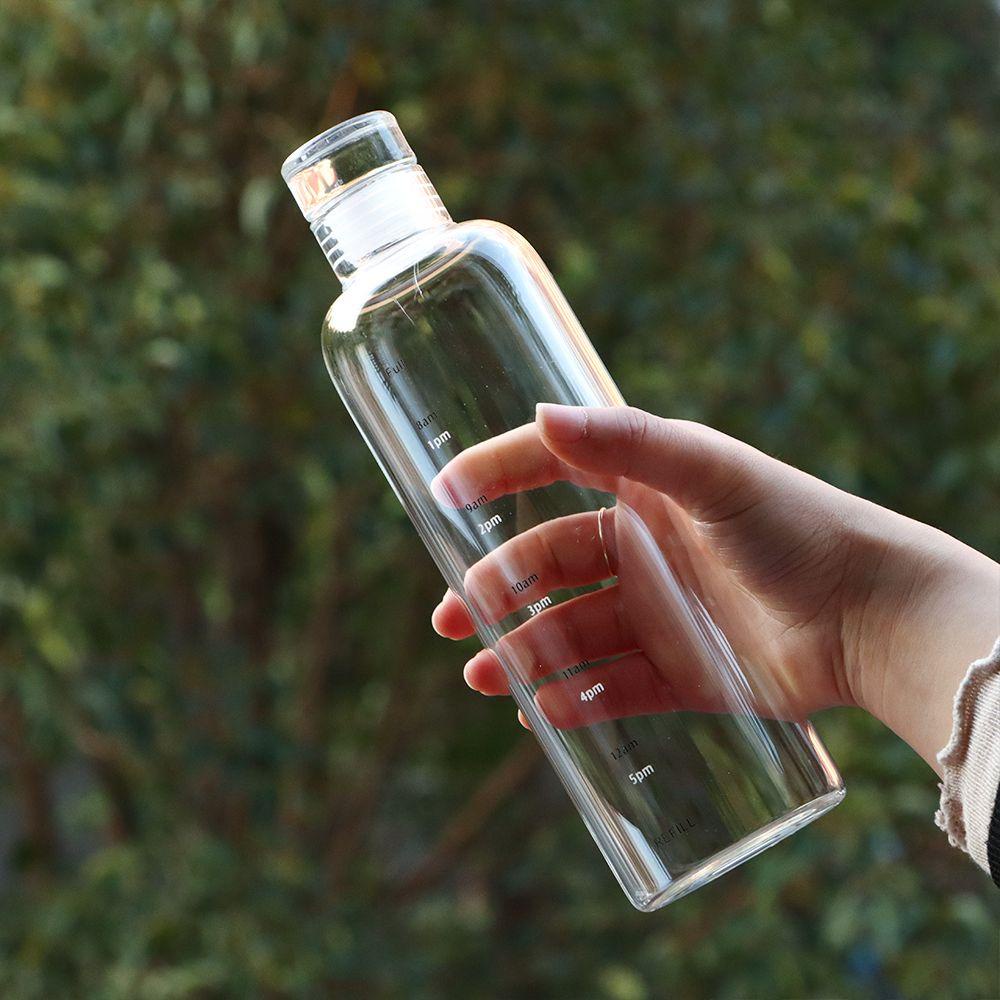 PISTA Bình Nước Thủy Tinh Trong Suốt Dung Tích 500ML / 750ML
