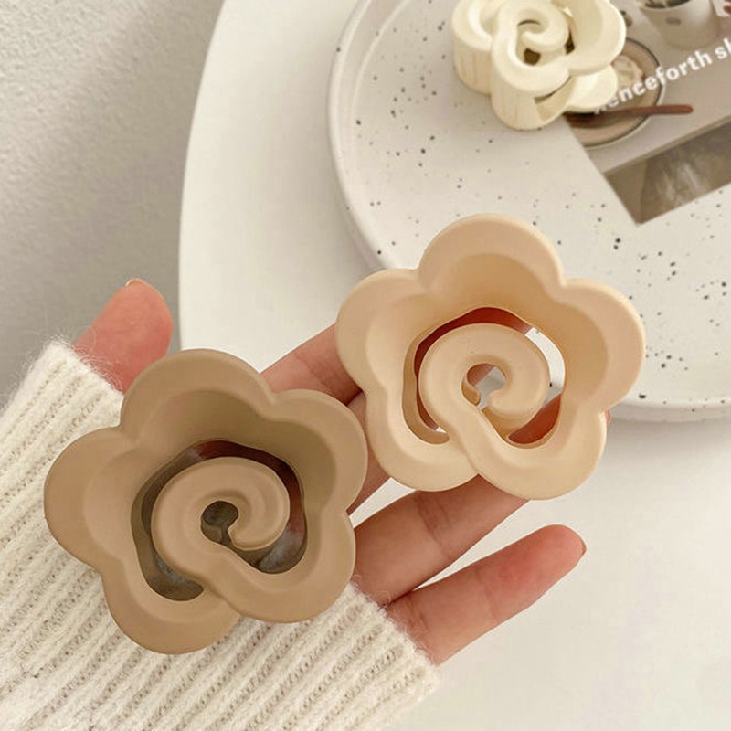 Kẹp Tóc Hình Hoa / Trái Tim / Cá Mập Phong Cách Hàn Quốc Thanh Lịch Dành Cho Nữ