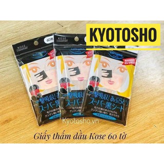 Giấy thấm dầu Kose Softymo 60 miếng