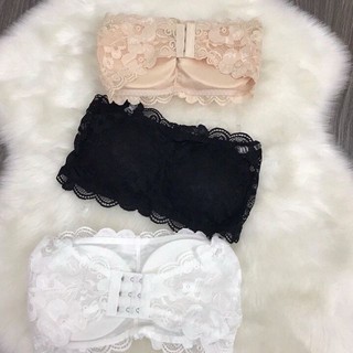 Áo cúp ngực ren không dây