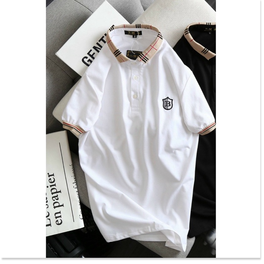 ÁO THUN NAM CỔ TRỤ PHỐI CỰC ĐẸP , SANG CHẢNH ,THỜI TRANG CHO AE KOKO MI