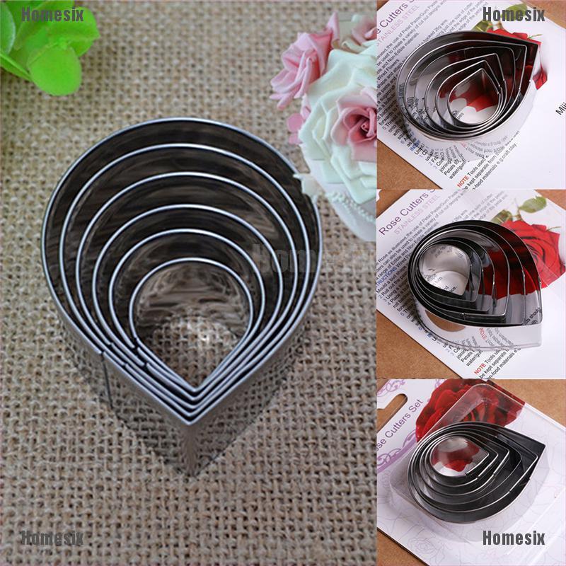 Set 6 khuôn cắt bánh tạo hình hoa tiện dụng