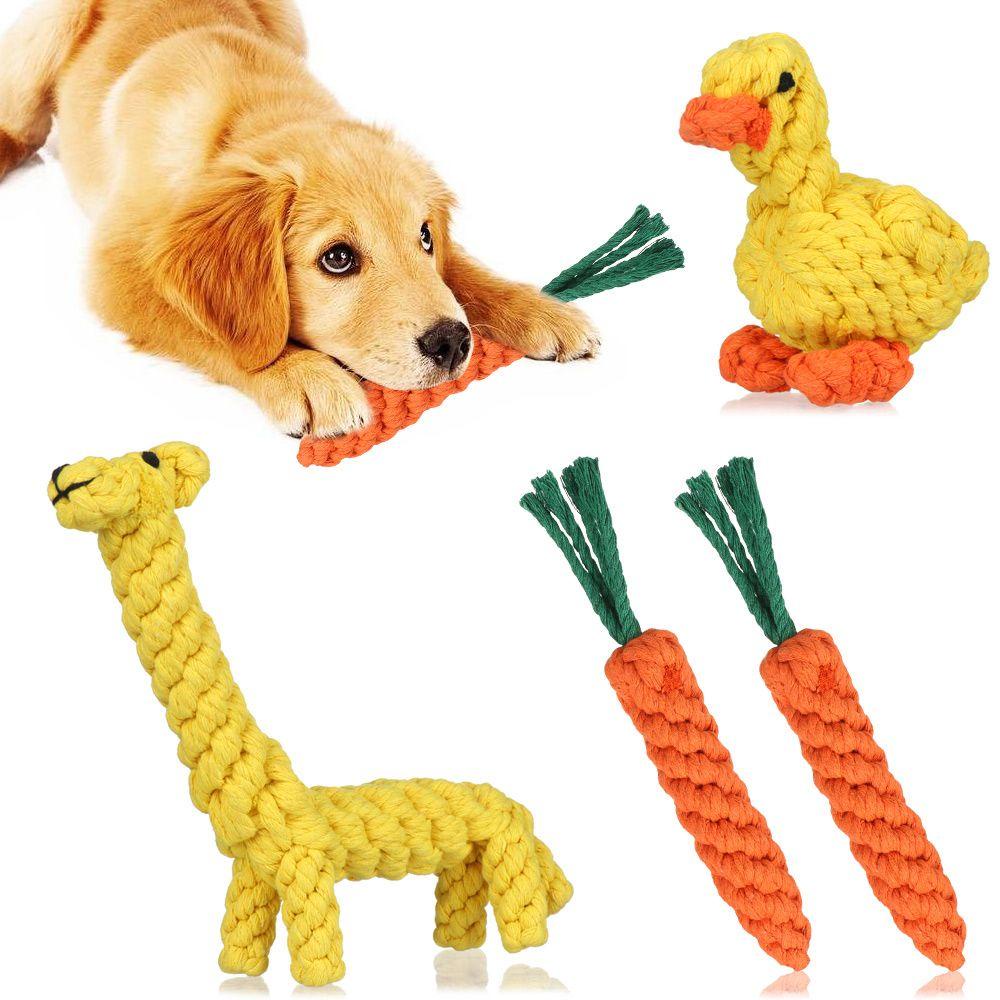 1 Đồ Chơi Dây Thừng Thắt Nút Huấn Luyện Thú Cưng Dễ Thương