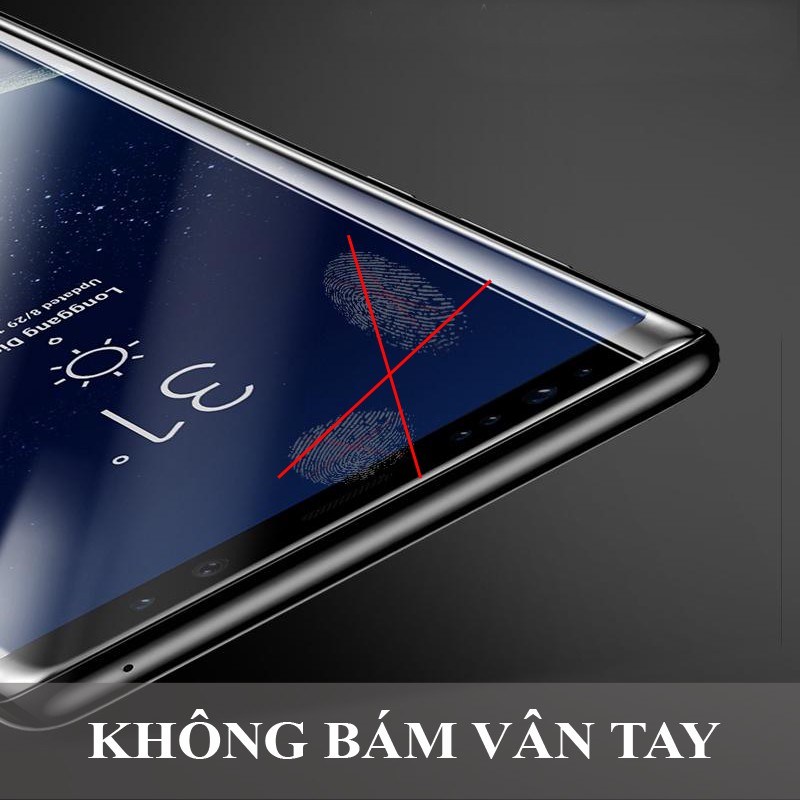 Cường lực full keo nước uv NOTE 8 NOTE 9 S8 S8 Plus S9 S9 Plus Note 7 Note FE