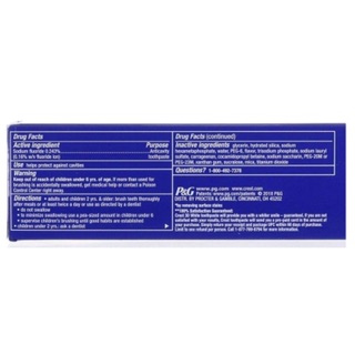 kem đánh răng Crest 3D White Advanced whitening triple 147g