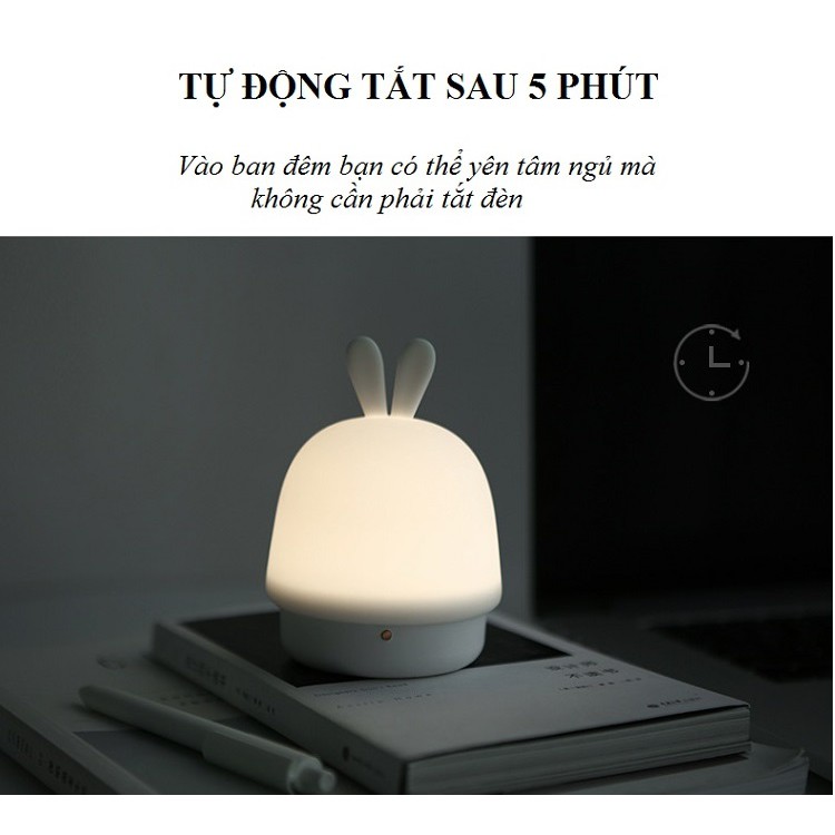 Đèn Ngủ Cảm Ứng ❤️FREESHIP❤️ Đèn Ngủ Silicon Siêu Dễ Thương Cho Bé Phiên Bản Cute - Thích Hợp Để Làm Quà Tặng