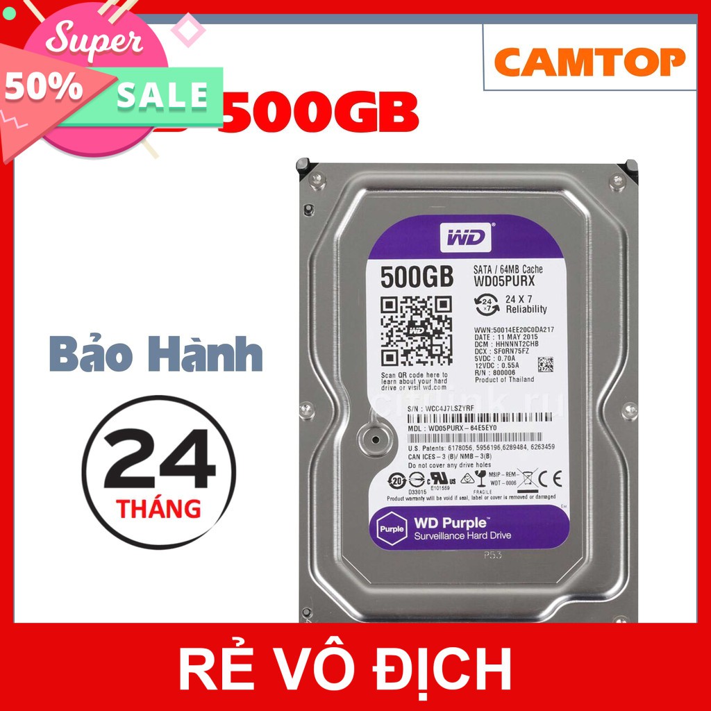 Ổ Cứng Máy Tính 500GB 3.5 - Mới Bảo Hành 24 Tháng | BigBuy360 - bigbuy360.vn