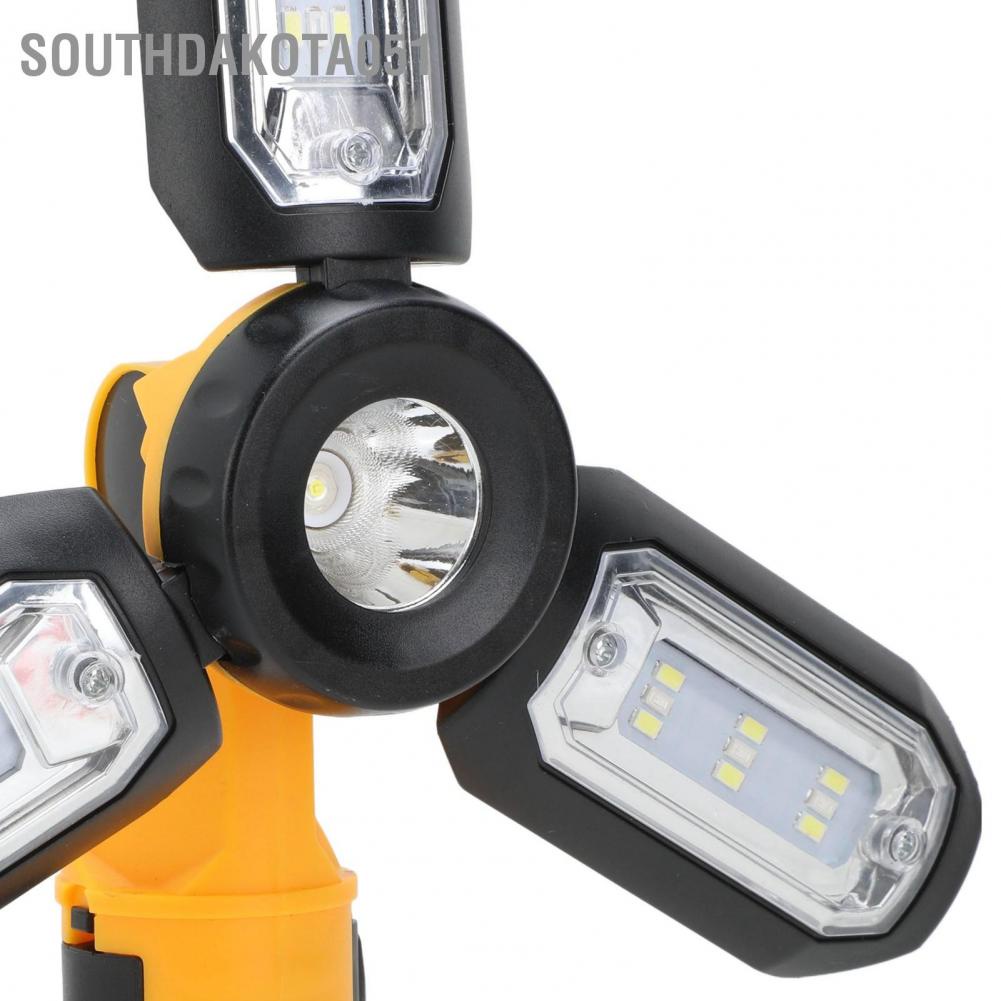 [Hàng HOT] Đèn làm việc Gấp Gọn Pin sạc USB 2 màu sáng cho cắm trại Sửa chữa khẩn cấp  ngoài trời【Southdakota051】