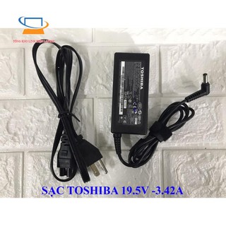 🔥Sạc Laptop Toshiba 19V - 3.42A - 65W Kèm dây nguồn ( Adapter Toshiba 19V - 3.42A ) | FREE SHIP ĐƠN TỪ 50K