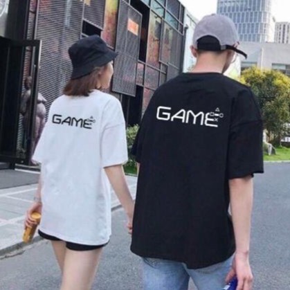 Áo Thun Áo Phông Nam Nữ Tay Lỡ From Rộng Game Unisex