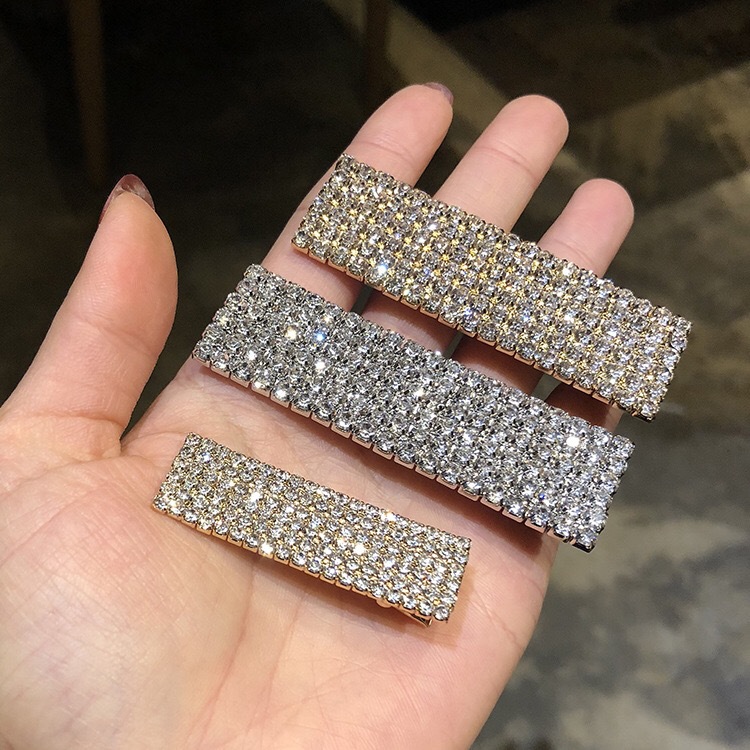 Kẹp Tóc Mái Đính Đá Sang Trọng Dễ Thương