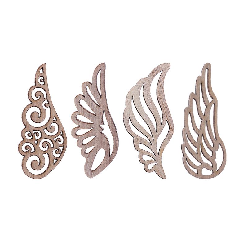 OMG * 10 Chiếc Cánh Hình Thái Bộ Thủ Công Cutout Tiệc Giáng Sinh Trang Trí Đạo Cụ Tôn Dáng Thẻ
