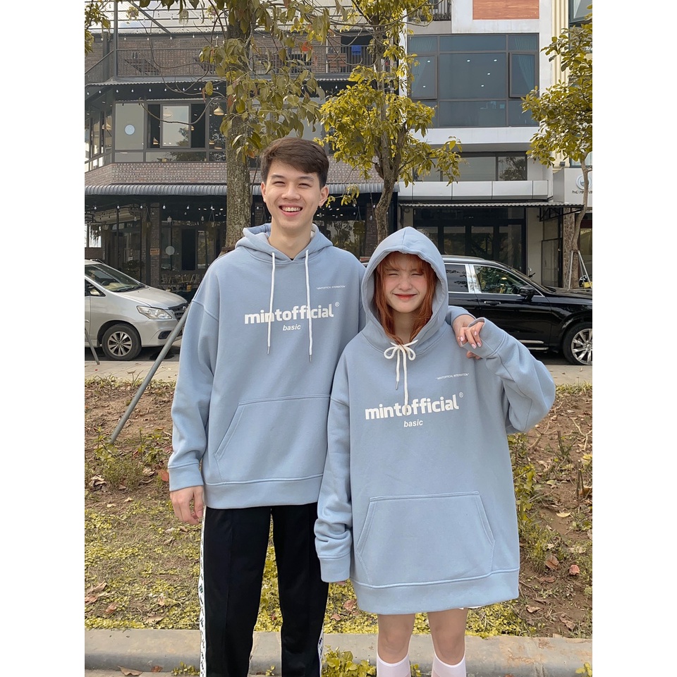 Áo hoodie mint official ss21 nỉ bông có 8 màu