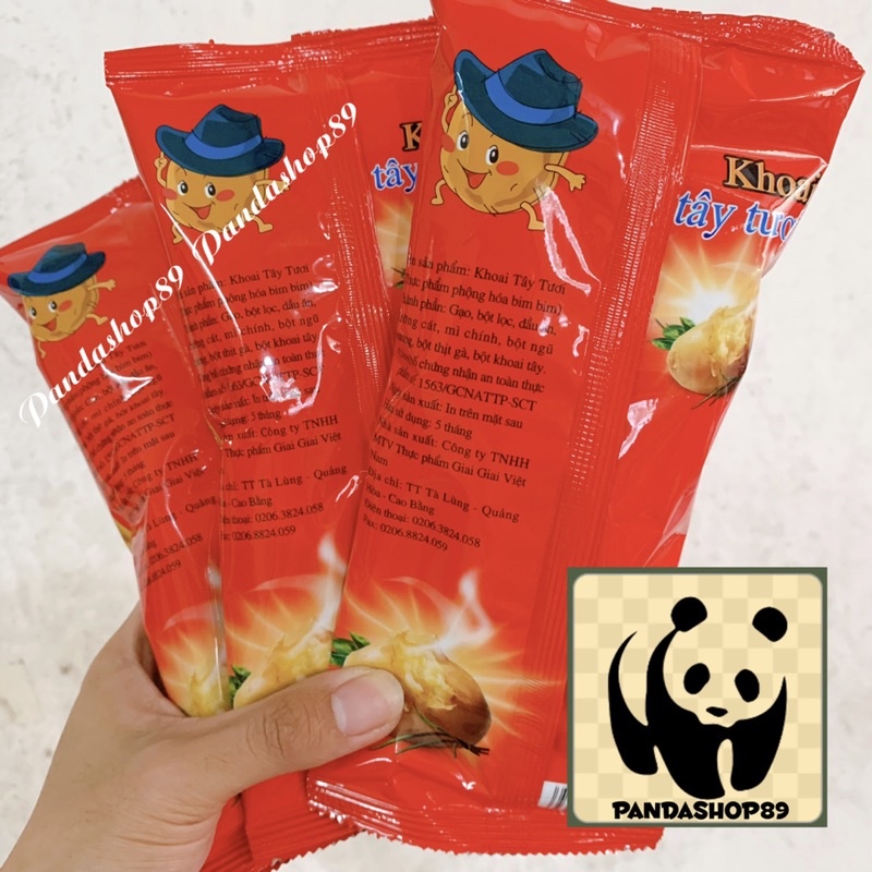 Snack khoai tây tươi chiên giòn giai giai ( gói 20g)