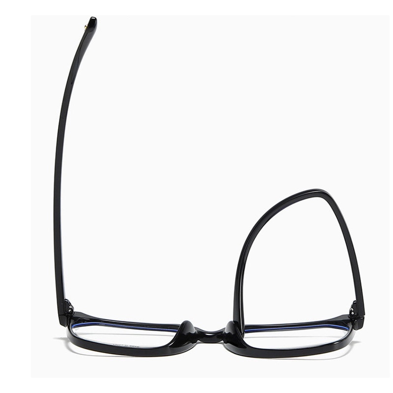 Kính mát gọng vuông đầy đủ chống nắng UV400 và tia xanh lam màu đen thời trang cổ điển cho nam và nữ