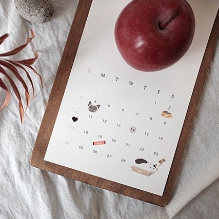 Peach 1Pcs Korean Suatelier stickers 1093 Cute lazy cat Journal Scrapbook Decor Sticker