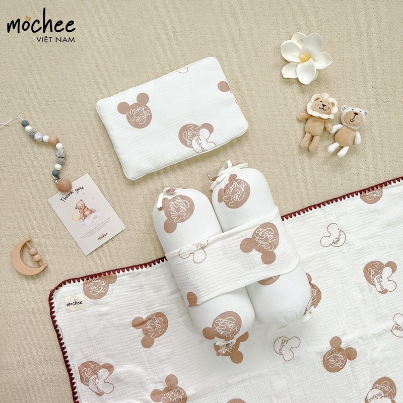 Mochee - Bộ chặn bông kèm gối MCE00290