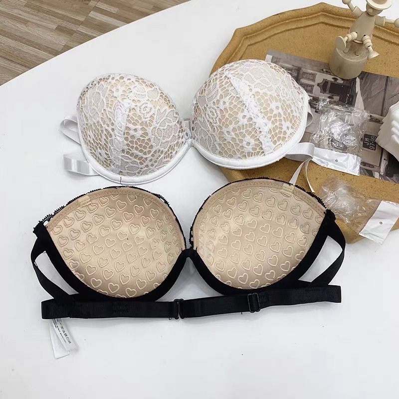 Áo cúp ren bên trong su tim có gọng đệm 1,5 cm tặng kèm dây quai trong