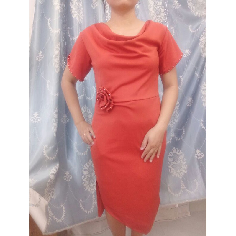 Đầm công sở dự tiệc dáng dài đẹp rẻ💕form to eo 70-78cm💕 | BigBuy360 - bigbuy360.vn