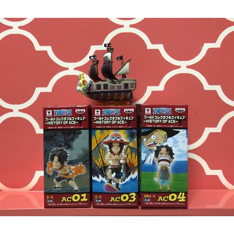 Mô hình One Piece - wcf ace new fullbox như hình