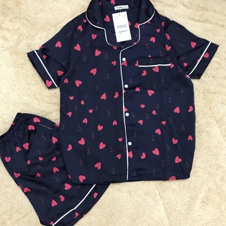 FREESHIP_ĐỒ BỘ MẶC NHÀ PIJAMA LỤA SATIN ÁO CỘC QUẦN ĐÙI