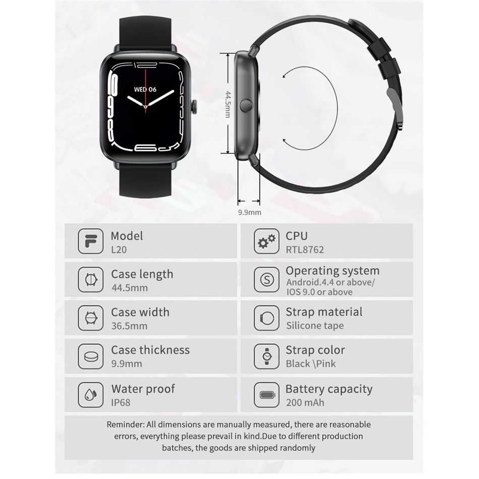 LIGE Đồng hồ thông minh mới Màn hình nhịp tim Thể thao lành mạnh Đồng hồ thông minh Không thấm nước Vòng đeo tay thông minh trung tính